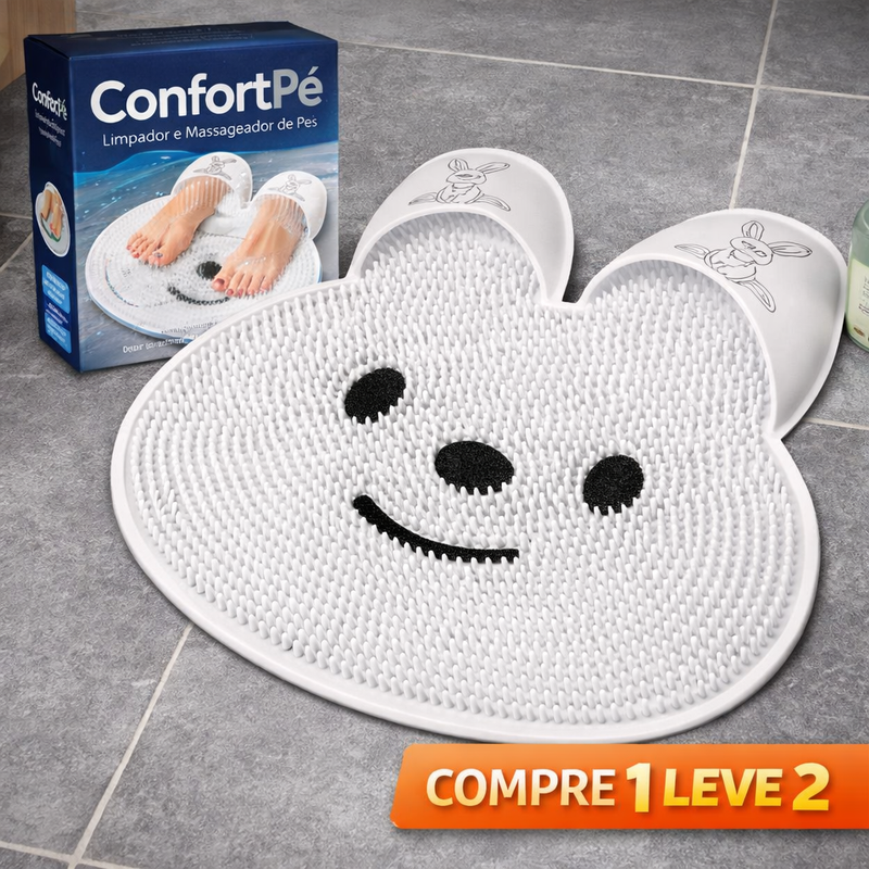 ConfortPé Limpador e Massageador - FRETE GRÁTIS | COMPRE 1 LEVE 2