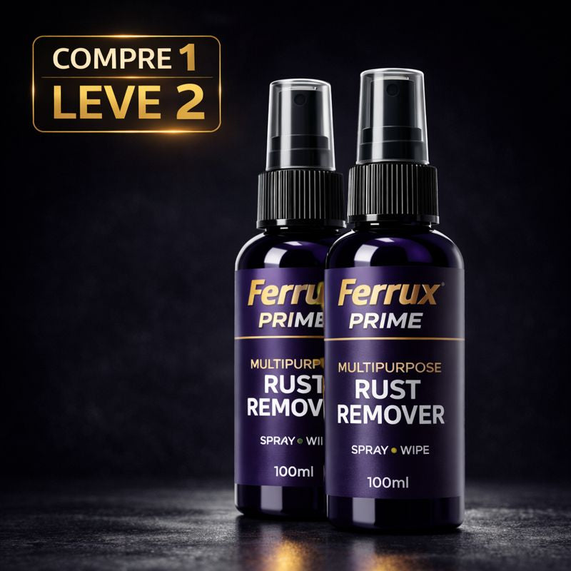 Ferrux Prime - Removedor de ferrugem | FRETE GRÁTIS | COMPRE 1 LEVE 2