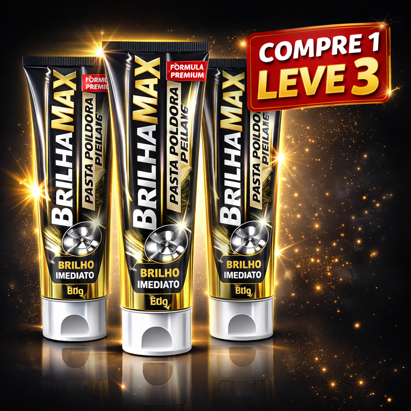 BrilhaMax - Metais Novos Novamente - FRETE GRÁTIS | COMPRE 1 LEVE 3