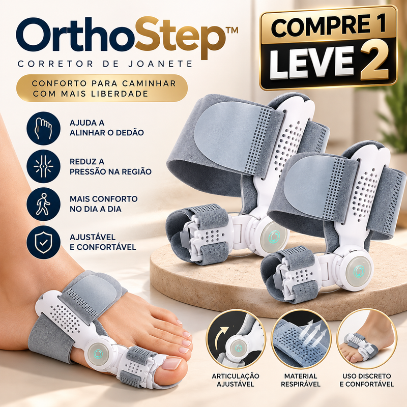 OrthoStep™ Cuide Dos Seus Pés | FRETE GRÁTIS | COMPRE 1 LEVE 2