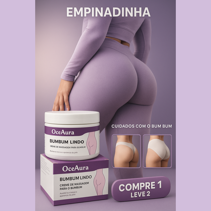 Creme para ganho e aumento de glúteo - FRETE GRÁTIS | COMPRE 1 LEVE 2 COM 50% DE DESCONTO